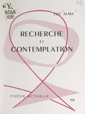 cover image of Recherche et contemplation